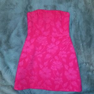 Alice + Olivia Perla Strapless Dress Size 6 Pink